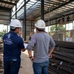 Construction Steel Provider Visits Warehouse